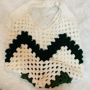 Crochet bucket bag